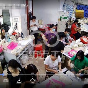 广州尚艺丰纺织品有限公司(大型手工钉珠厂)