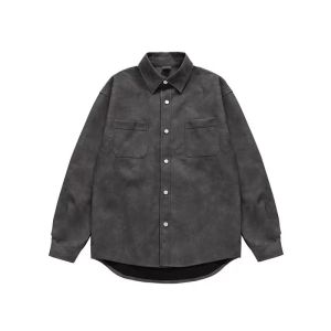 十三行男装 寻专业皮革衬衫工厂