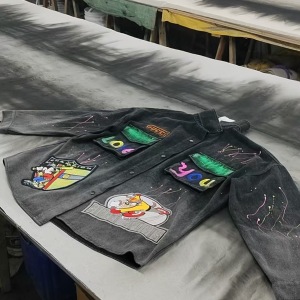 桦美手绘喷绘烫金厂