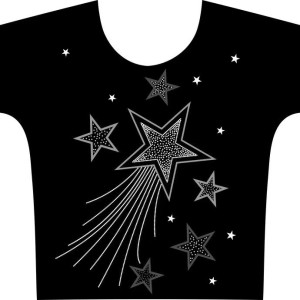 鑫越白墨烫图，烫钻