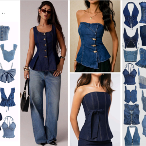 外单 找女装牛仔上衣工厂 (选款下单，现货)