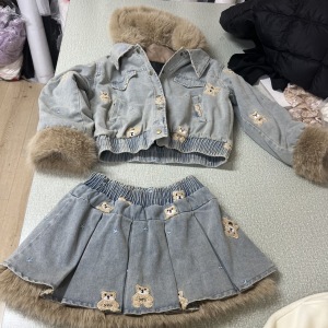 直播女装 寻牛仔套装加工厂