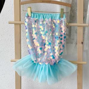 外贸单 寻童装珠片短裙工厂